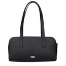 Black Leather Shoulder Bag