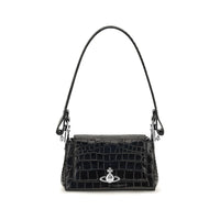 Black Calf Leather Bos Taurus Handbag