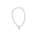 Beige Brass Necklace