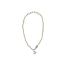 Beige Brass Necklace