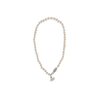 Beige Brass Necklace