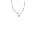 Beige Brass Necklace