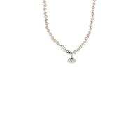 Beige Brass Necklace