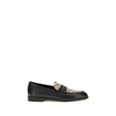Black Lamb Ovis Aries Slip-On Loafers