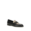 Black Lamb Ovis Aries Slip-On Loafers