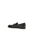 Black Lamb Ovis Aries Slip-On Loafers