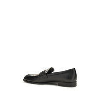Black Lamb Ovis Aries Slip-On Loafers