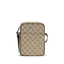 Beige Fabric Shoulder Bag