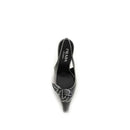 Gray Goatskin High Heel Pumps