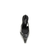 Gray Goatskin High Heel Pumps