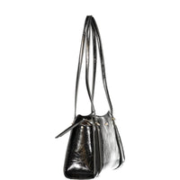 Black Polyurethane Women's Bag