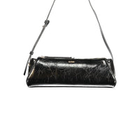 Black Polyurethane Women's Handbag