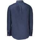Blue Cotton Men's Shirt