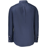 Blue Cotton Men's Shirt