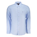Azzurro Cotton Men's Shirt