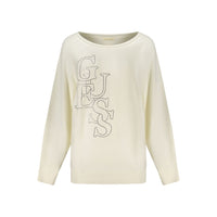 White Viscose Sweatshirt