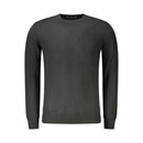 Black Polyester Men Sweater