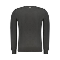 Black Polyester Men Sweater