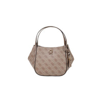 Beige Polyethylene Handbag