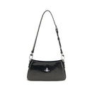 Black Calf Leather Bos Taurus Shoulder Bag