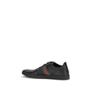 Black Calf Leather Bos Taurus Low Top Sneakers