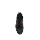 Black Calf Leather Bos Taurus Low Top Sneakers
