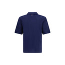 Blue Cotton Polo Shirt