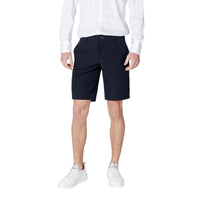 Blue Polyamide Bermuda Shorts