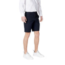 Blue Polyamide Bermuda Shorts