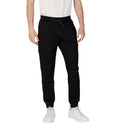 Black Cotton Joggers (Workout Pants)