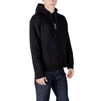 Black Cotton Hoodie