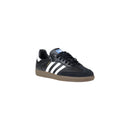 Black Leather Athletic Sneakers