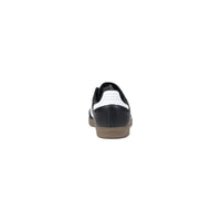 Black Leather Athletic Sneakers