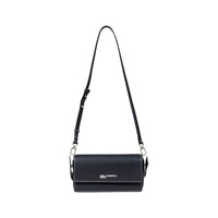 Black Artificial Leather Handbag