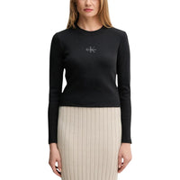 Black Cotton Long Sleeve T-Shirt