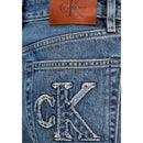 Blue Cotton Mom Jeans