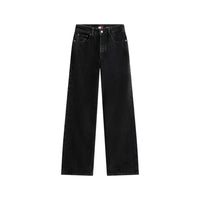 Black Recycled Cotton Bootcut Jeans