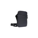 Black Polyester Messenger Bag