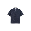 Black Cotton Shortsleeve Shirt