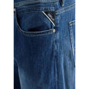 Blue Cotton Relaxed Fit Jeans