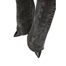 Black Recycled Cotton Mom Jeans