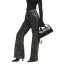 Black Recycled Cotton Mom Jeans