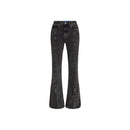 Black Recycled Cotton Mom Jeans