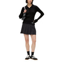 Black Viscose Long Sleeve T-Shirt