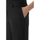 Black Viscose Casual Pants