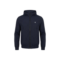 Blue Recycled Polyester Full-Length Jacket