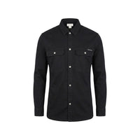 Black Cotton Dress Shirt