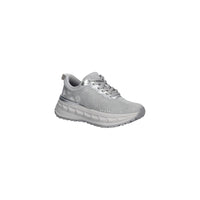 Silver Polyester Chunky Sneakers