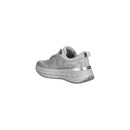 Silver Polyester Chunky Sneakers