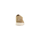 Beige Suede Leather Slip-On Loafers